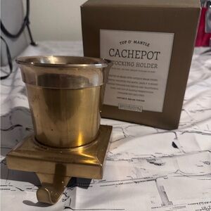 Top O’ Mantle Bachelor Stocking Holder  - Restoration Hardware - Open Box